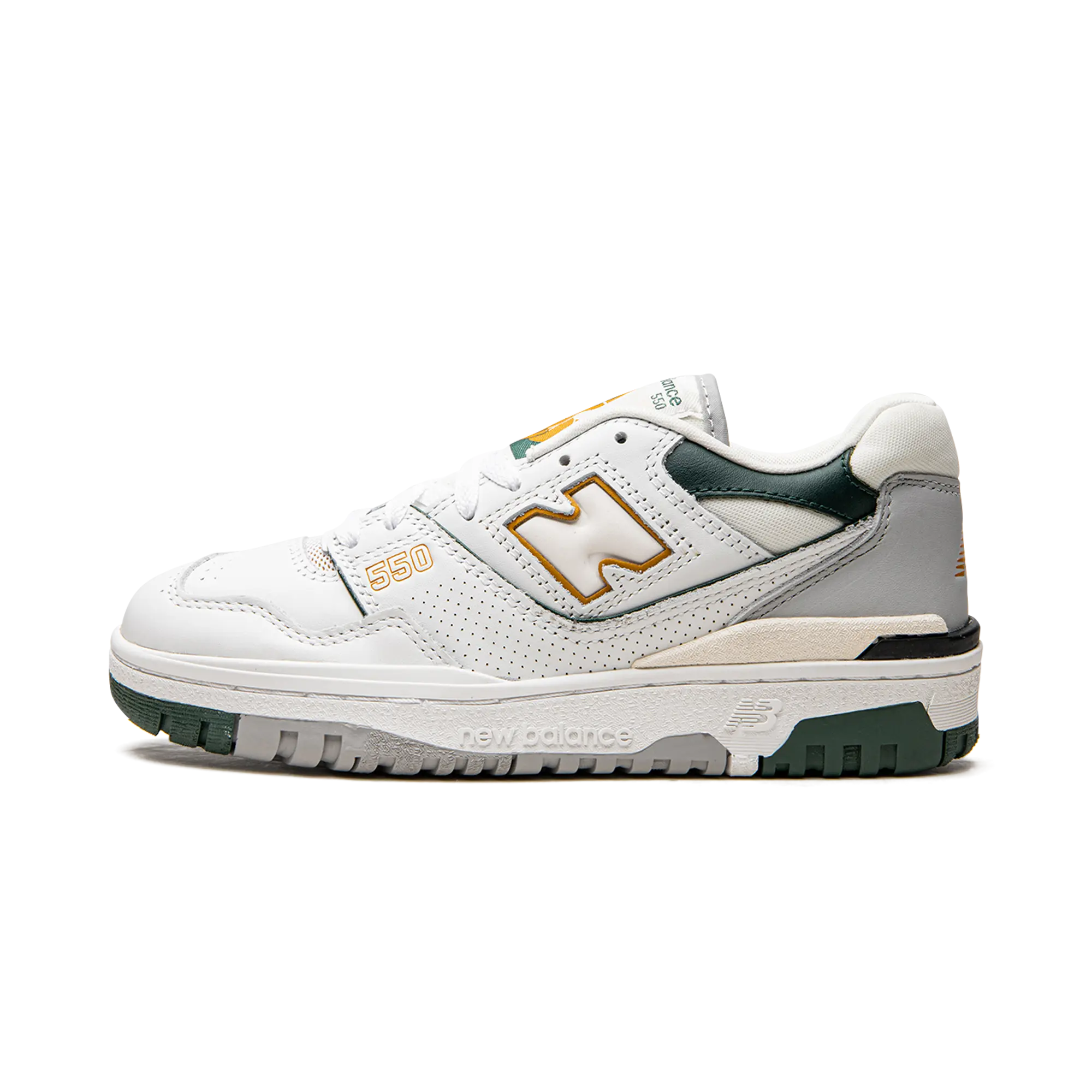 550 "White / Nightwatch Green" BB550PWC