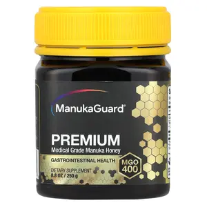 ManukaGuard Premium Medical Grade Manuka Honey , MGO 400, 8.8 oz (250 g)