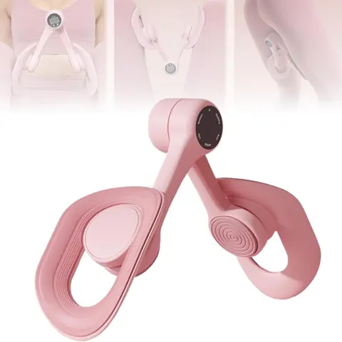 Women's Padded Inner Thigh Strength Trainer - Compact Pelvic Floor Muscle, Hip Strengthener, Abs Exercise Equipment for Home Gym, Gym Equipment, Inner Thigh Strength Training Gear