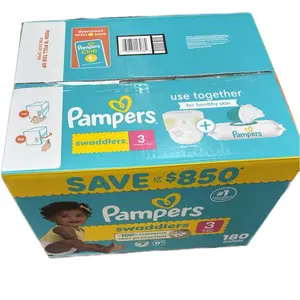 Pampers Swaddlers Baby Diapers Size 1-5 - 180 Count - Size Range 1-5 for Healthy Skin Protection - Save Up to $850
