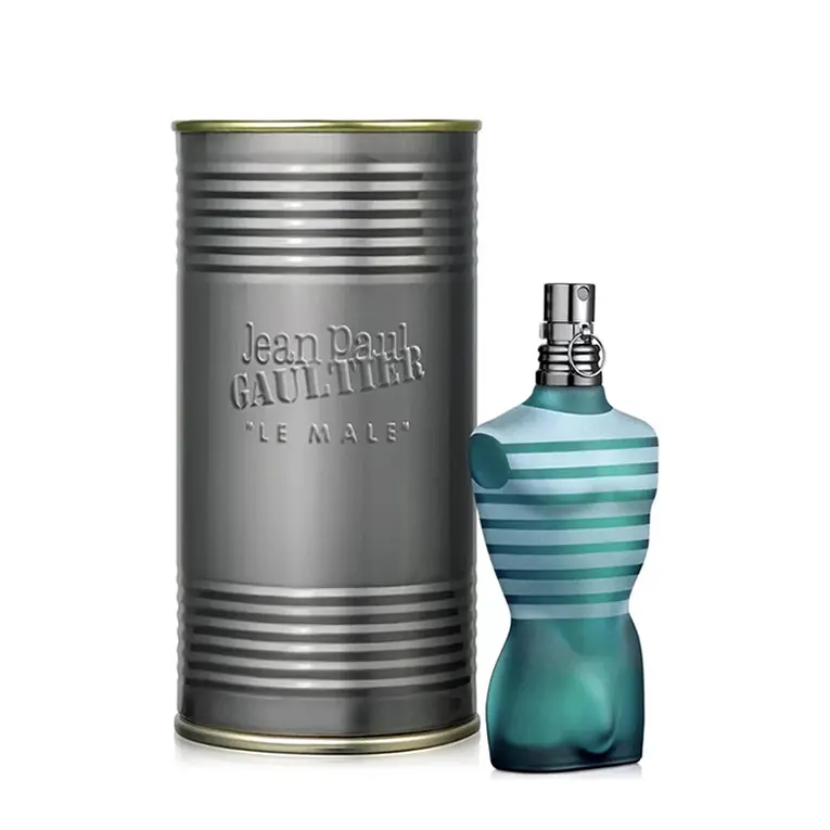 Jean Paul Gaultier Le Male Men's Eau de Toilette - Amber Aromatic Cologne with Fresh Mint, Lavender, Sensual Vanilla, 4.2oz Luxury Spray
