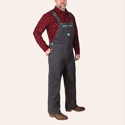 Liberty Men's Graphite Duck Bib Overalls