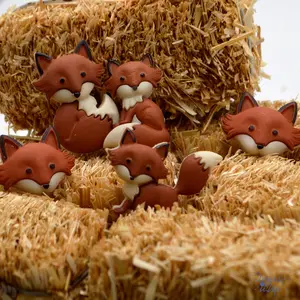 Outfoxed Wildlife Nature Animal Buttons