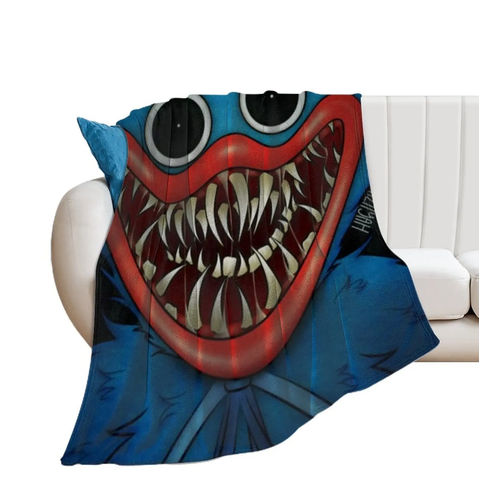 Halloween Gifts Blanket Poppy Playtime Blanket Warm for Sofa Bed Girls Boys Air Conditioning Blanket