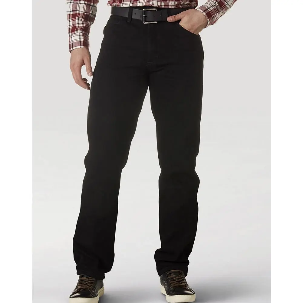 MEN'S RUGGED WEAR CLASSIC FIT JEAN - BLACK - 399020B