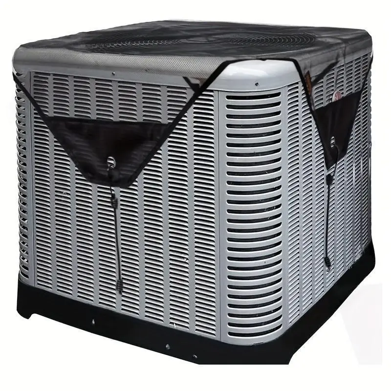 1pc AC Mesh Cover For Outside Units - Household Dust Cover - Central Air Conditioner Cover For Outside Unit-Top Universal Outdoor AC Cover Defender-All Season Universal Durable Mesh Air Conditioner Cover Air Conditioner Accessories
