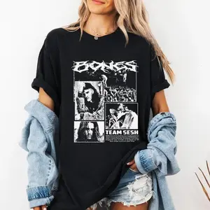 Premium Bones T-shirt, Rap Music Shirt, Teamsesh Design, Bones Album Shirt, Bones Merch - Unisex Rapper Clothing