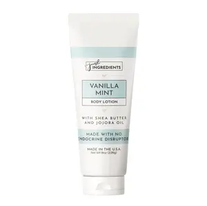 Just Ingredients Vanilla Mint Body Lotion - 8oz | Nourishing Body Care | Hydrating Blend | With Vitamin E Oil | Jojoba Oil | Shea Butter