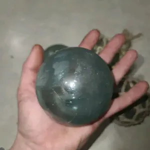 japanese glass float found beachcombing alaska Decor Ornaments