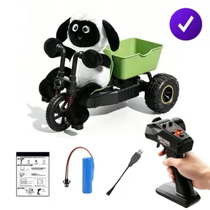 Small Sheep Three-Wheel Remote Control Car, High-Speed Drift Stunt Toy, Indoor Outdoor Playset, Birthday Christmas Gift, Ages 8+