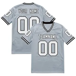 2025 Custom American Football 3D Printed Polyester Jersey Team Name Number Stitched Football Shirt Mesh Breathable Rugby Jersey