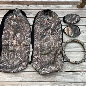 Mossy Oak Universal Seat Covers w/ matching steering wheel cover