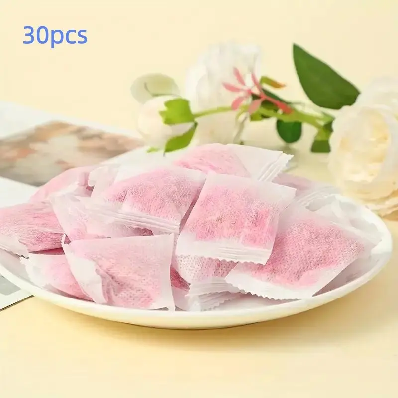 30pcs Moisture-Proof Rose Scented Bags, Household Fragrance, Home Fragrance Products, Long-Lasting Fragrance, Fresh Air, Wardrobe Deodorizer, Anti-Mold, Suitable for Bedroom, Closet, Drawer, Bathroom, Car