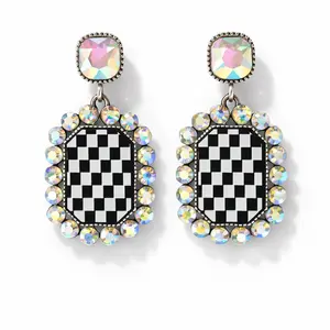 Checkmate Cowgirl Statement Earrings