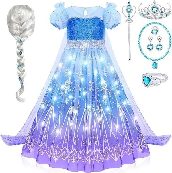 open lace back dress Amazon.com: BesJonie Princess Dresses for Girls 4-6,Princess Dress Up  Clothes Cape Skirt Toys for Girls,Easter Birthday Gift for Girl 3-6 :  Clothing, Shoes & Jewelry main image 0