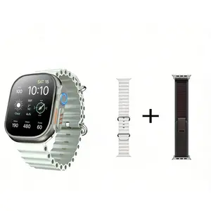 New Smartwatch with Dual Straps  2.02 HD Display, Bluetooth Calling, Outdoor Fitness & Health Tracking, Smart Wear for Men & Women 24/7 Heart Rate & Sleep Monitor, IP68 Waterproof, Compatible with Iphone&Android VanLife WinterHiking Outdoor