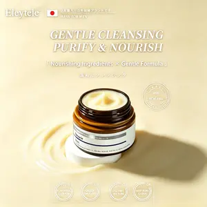 ELEYTELE Women's Cleansing Balm, Deep Makeup Remover for Eyes Lips Face, Gentle Non-Irritating, Easy Emulsifying Silky Milk Texture, Nourishing, Residue-Free Daily Skincare Cleanser