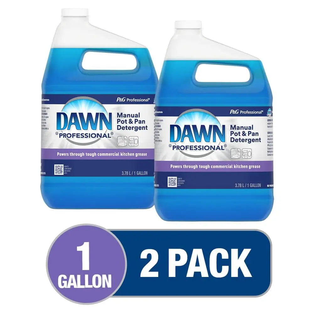Professional 1 Gal. Original Open-Loop Liquid Dish Soap, 2 Bottles, Household Home Care Cleaner, Two Bottles
