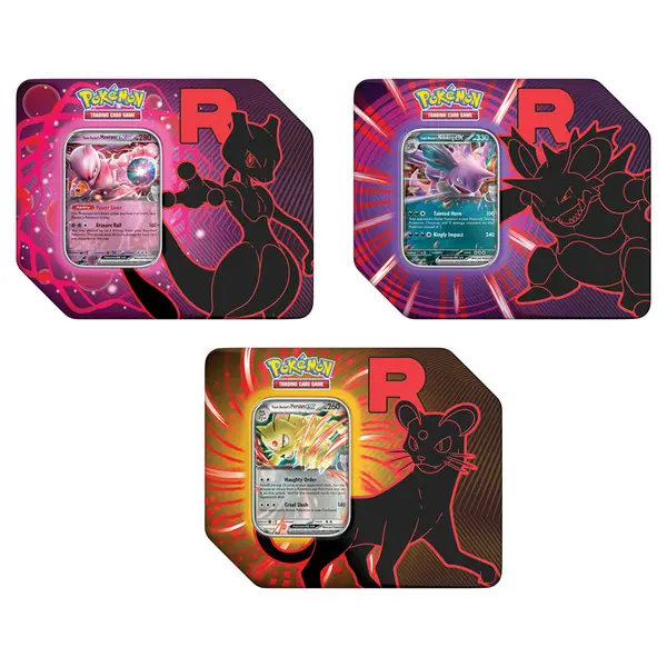 Pokmon TCG Team Rocket Tin - Includes 1 Foil Promo Card 5 Booster Packs & Code Card for Pokmon TCG Live - TikTok Shop Pokmon TCG Team Rocket Tin - Includes 1 Foil Promo Card 5 Booster Packs & Code Card for Pokmon TCG Live - TikTok Shop