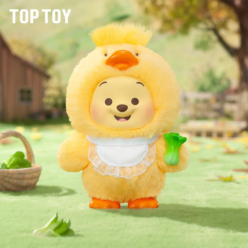 TOPTOY Winnie the Pooh Joyful Farm Blind Box, Farm-Themed Desk Decor, Perfect Holiday & New Year Gift for Ｗinnie Fans
