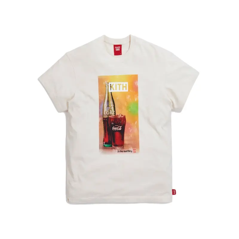 Kith x Coca-Cola Spotlight Vintage Tee Ivory (men) by StockX