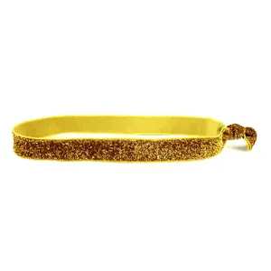 Glitter Gold Elastic Headband (SKU 5044 HB)