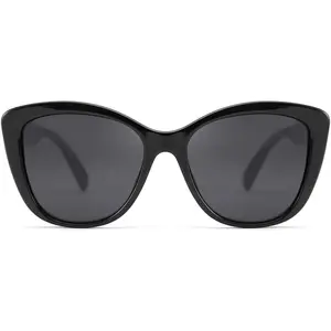 EyeconicFinds Polarized Vintage Sunglasses American Womens Square Jackie O Cat Eye Sunglasses B2451 Classic Shades