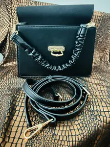 Classic Solid Color PU Shoulder Purse for Women