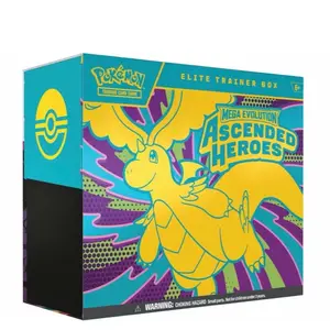 Pokémon Ascended Heroes Elite Trainer Box - Mega Evolution Trading Card Game - Officially Licensed Product