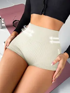 Women's High Waist Yoga Shorts, Breathable Comfort for Training and Yoga, Fitness Shorts with Sport Performance, High Stretch Shorts