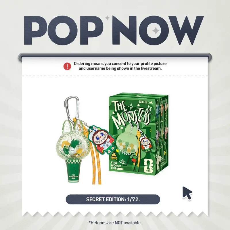 [POP NOW]THE MONSTERS × FIFA SERIES-Mini Pendant Light Blind Box POP MART