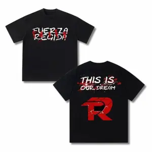 Fuerza Regida Tour 2026 Graphic T-Shirt USA – Double Sided Street Latin Music Shirt for Men Women Fans