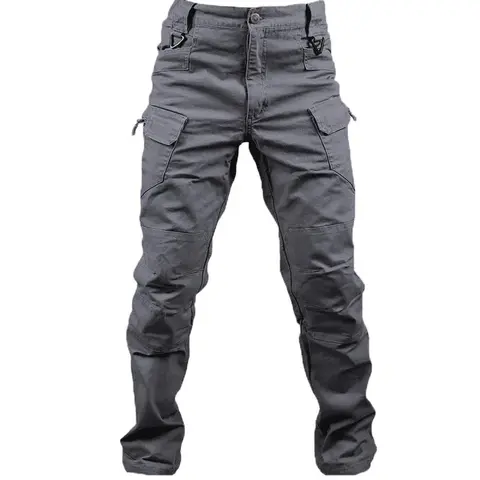 HOMUG Men's Lightweight Cargo Pants – Sturdy and durable, featuring large-capacity zippered pockets and straight-cut hems. Available in multiple colors, they are ideal for spring and autumn wear. Casual Trouser pantalones para hombre