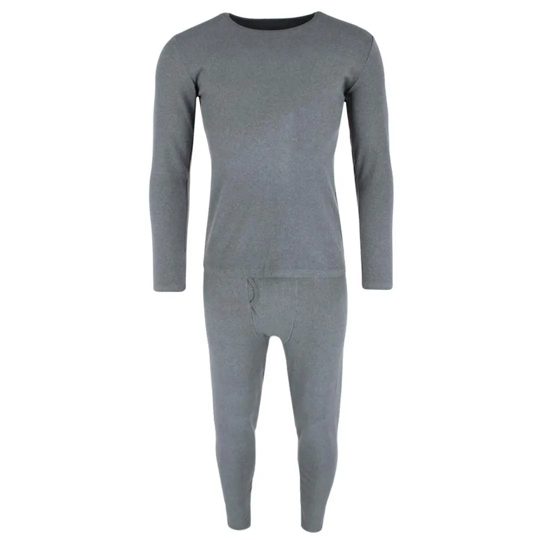 CTM Men's Insulated Thermal Underwear Long Sleeve and Pant Set by Wootie, Thermal Sets