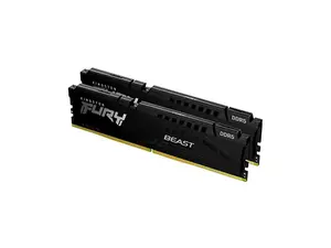 Kingston FURY Beast 32GB (2 x 16GB) 288-Pin PC RAM DDR5 6400 (PC5 51200) Memory (Desktop Memory) Model KF564C32BBEK2-32