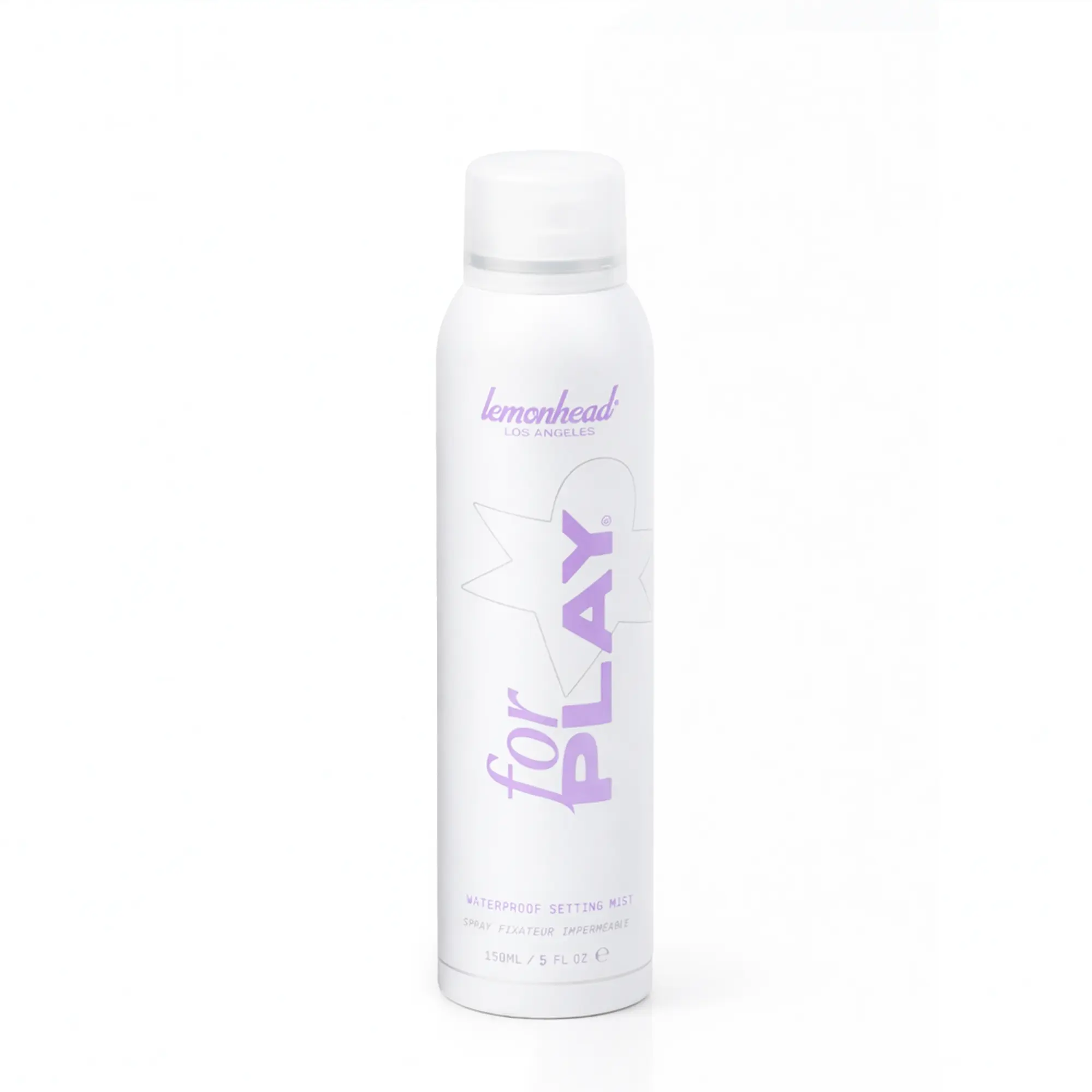 Lemonhead LA forPLAY Pre-Glitter Waterproof Setting Mist | 18 Hour Wear, Sweat-proof, Transfer-Proof, Humidity-Resistant | Built for Creative Looks That Don’t Budge | Use Before Glitter to Lock Your Base
