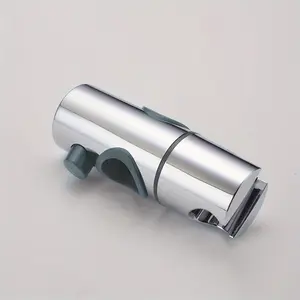 Silvery Adjustable Slide Bar Handheld Shower Holder, Universal Shower Bracket with 360° Rotating Plastic Bathroom Showerhead Holder, Detachable Slide Lock Bathroom Replacement 360-Degree Rotating Bracket Px, Shower Caddies