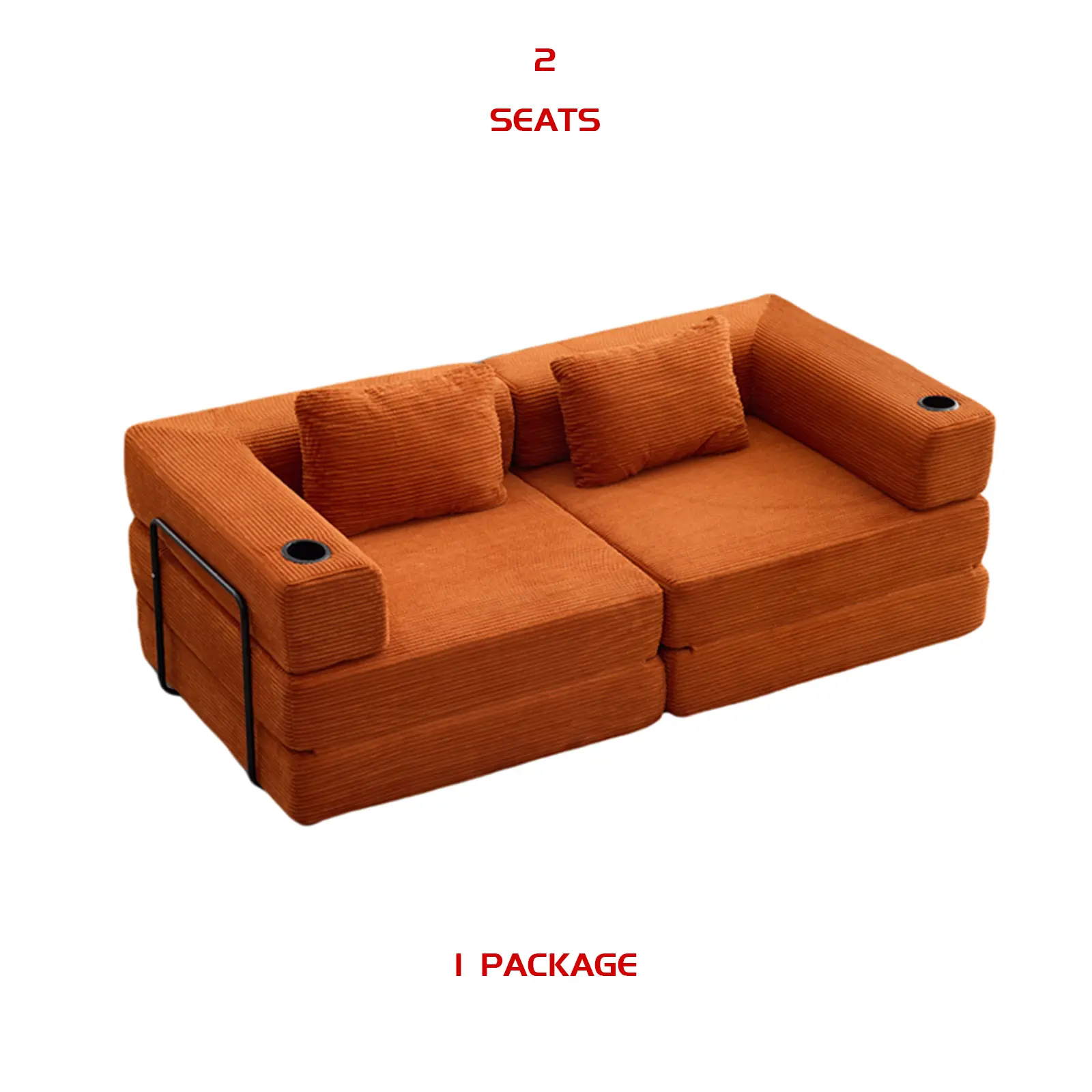 Orange - 2 seats
