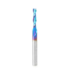 Amana Tool 48330-K SC Spektra Extreme Tool Life Coated Spiral Plunge 3/16 Dia x 1 CH x 1/4 SHK 3 Inch Long Up-Cut Router Bit