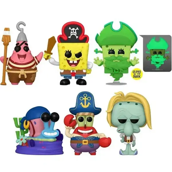 Funko Pop! The SpongeBob Movie Vinyl Figures Set