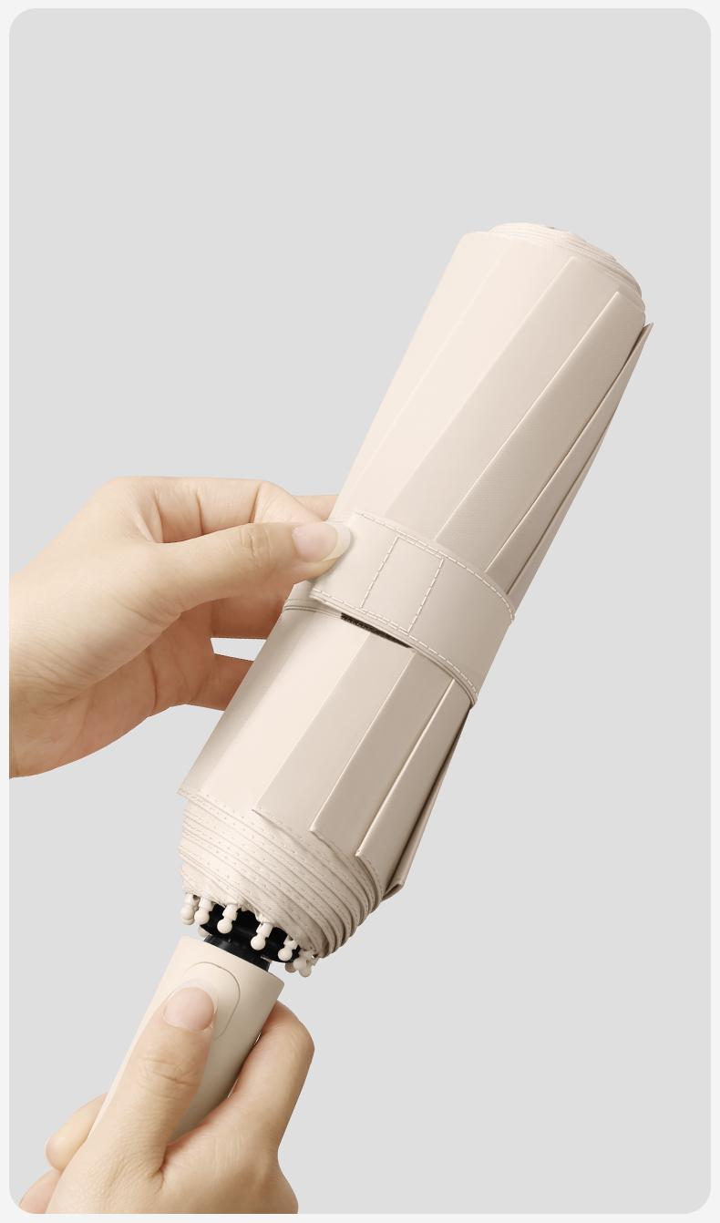 Ring Buckle Fully Automatic Umbrella Foldable Umbrella for Travel,42inch Lightweight Automatic Open Close Umbrella, 10 Ribs Portable Rain Sunshine Wind Proof Black Ring Buckle Fully Automatic Umbrella Foldable Umbrella for Travel,42inch Lightweight Automatic Open Close Umbrella, 10 Ribs Portable Rain Sunshine Wind Proof Black