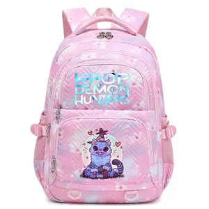 2026 new KPOP Witch Hunter Group Print Backpack Large Capacity School Bag Cute Cartoon