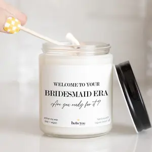 Bridesmaid Era Proposal Candle, Will You Be My Bridesmaid, Maid of Honor, Bridesmaid Gift, Bridesmaid Proposal Gift Candle