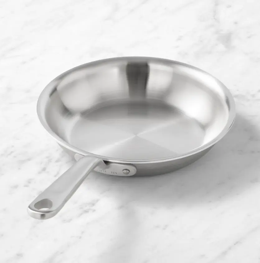 Made In Stainless-Steel Fry Pan