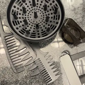 Powerful Ionic Hair Dryer Kit, 1 Set Hair Dryer & Concentrator & Diffuser & 3 Comb & Hanging Rack & Manual, Multifunctional Hair Dryer, Professional Hair Styling Tool, Versatile Styling Options, Frizz Reduction, Hair Dryer, Hair Blow Dryer