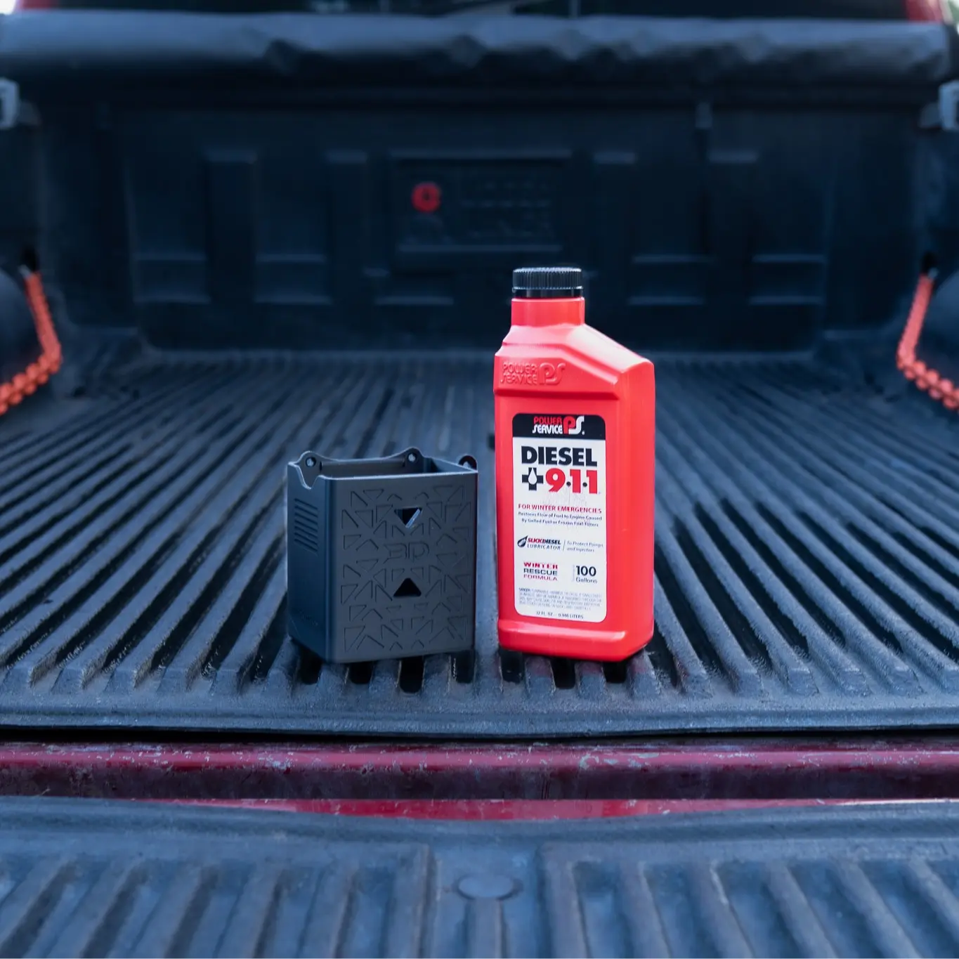 TripleD Tools DieselDock V2 Diesel Additive Holder for Trucks – Compatible with Power Service Diesel 911 32FL OZ – 3D Printed, Made in USA