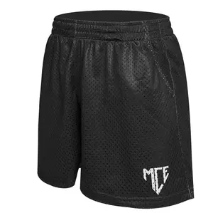 black mesh MCE shorts