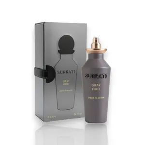 Surrati | Gray oud | Extrait De Parfum | Unisex Fragrance | 150 ML | Oud - Saffron & Aromatic Woods