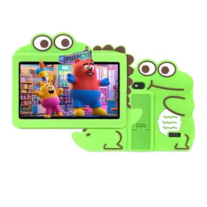 7 Inch Tablet, Android 12 Tablet with Parental Control, Educational Learning Tablet with Shockproof Case, Best Birthday Gift