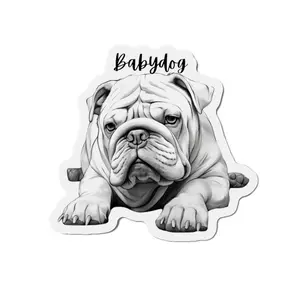Bulldog Custom Dog Magnet